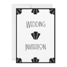 Boda Art Deco Negro Y Blanco