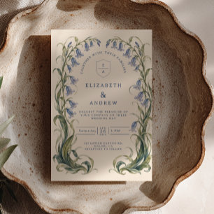 Invitación Boda Art Nouveau Bluebell