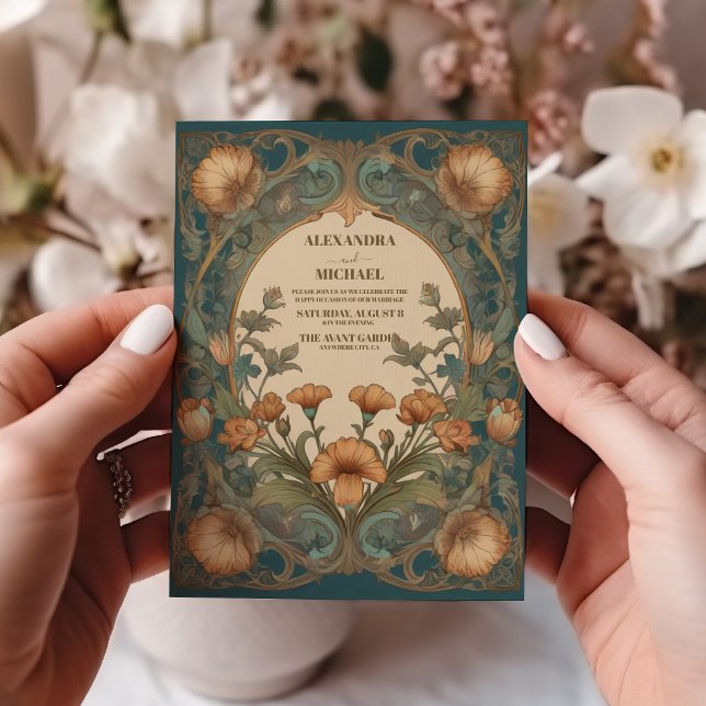 Invitación Boda Art Nouveau encantado (Subido por el creador)