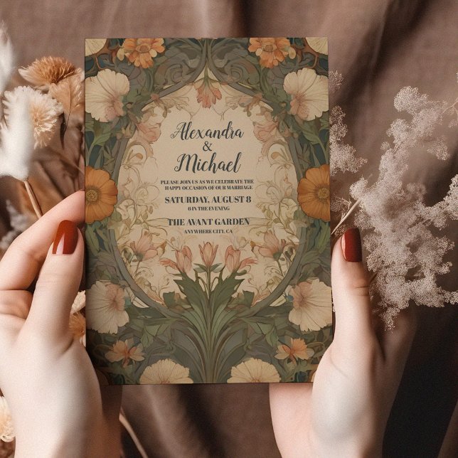 Invitación Boda Art Nouveau encantado (Subido por el creador)