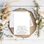 Invitación Boda artístico de caligrafía moderna<br><div class="desc">Esta moderna caligrafía artística invitación a la boda es perfecta para un boda rústico. El diseño,  sencillo y elegante,  presenta una tipografía de escritura clásica y elegante en blanco y negro.</div>