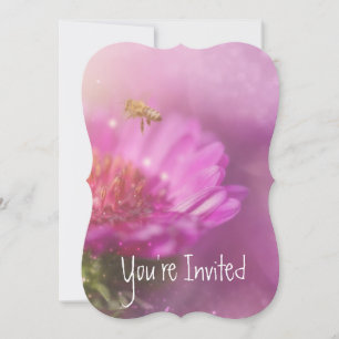 Invitación Boda Asters 20 Aniversario de la Flor Jardín Inv