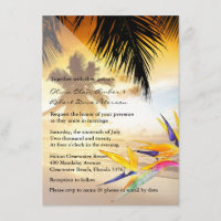 Boda Ave-de-Paraíso de Palmeras Playa