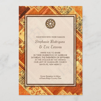 Invitación Boda azteca de la fiesta