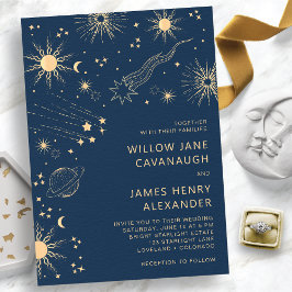 Invitación Boda azul celeste