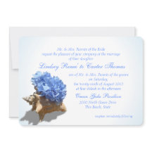 Boda azul de Hydrangea