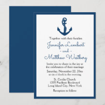 Boda Azul Marino Náutico Ancla Marinero Playa
