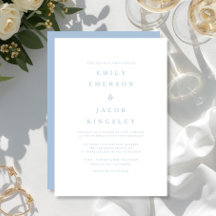 Boda Azul Minimalista Elegante