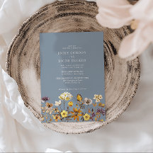 Boda Azul Polvoriento Silvestre y Caprichosa Boho