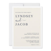 Boda azul y crema de la marina profunda moderna