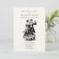 Boda bailarín de pareja de veteranos