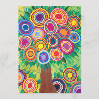 Invitación Boda Bar Mitzvah Ducha Árbol de la Vida