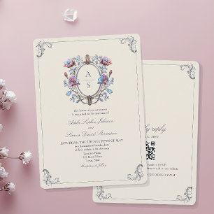 Invitación Boda Barroca Elegante