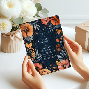 Invitación Boda Barroca en el Jardín de Medianoche