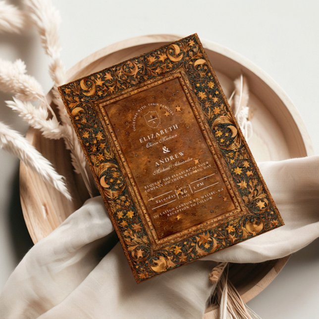 Invitación Boda Barroca Gótica Celestial (Subido por el creador)
