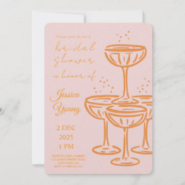Invitación Boda Bash y llamada de cóctel nupcial