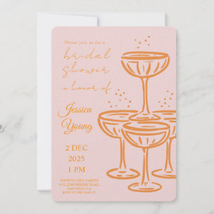 Invitación Boda Bash y llamada de cóctel nupcial