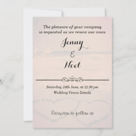 Invitación Boda Beach Sunset Vows Renovación