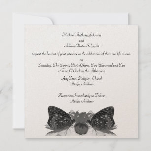 Invitación Boda Besos de Mariposa