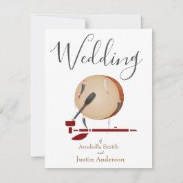 Invitación Boda blanco ceremonial nativo americano 