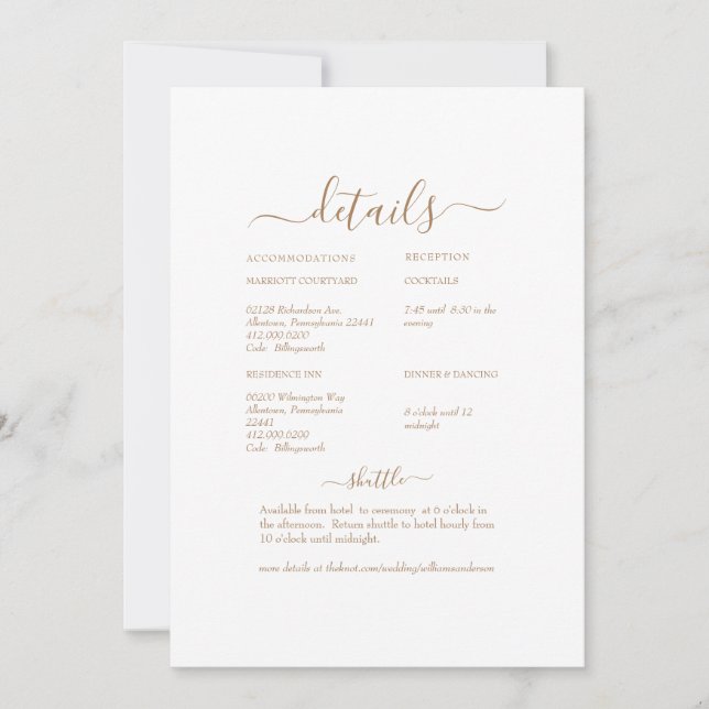 Invitación Boda blanco con pestaña blanca Detalle II (Anverso)