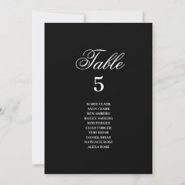 Invitación Boda blanco y negro