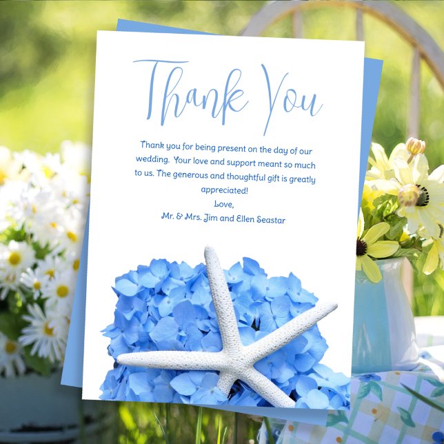 Invitación Boda Blue Starfish Gracias Cartas de Mensajes (Subido por el creador)