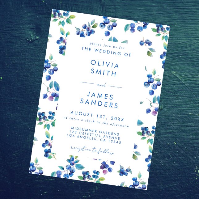 Invitación Boda Blueberry (Subido por el creador)