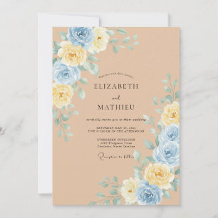 Invitación Boda Bohemia Refinada de Arena