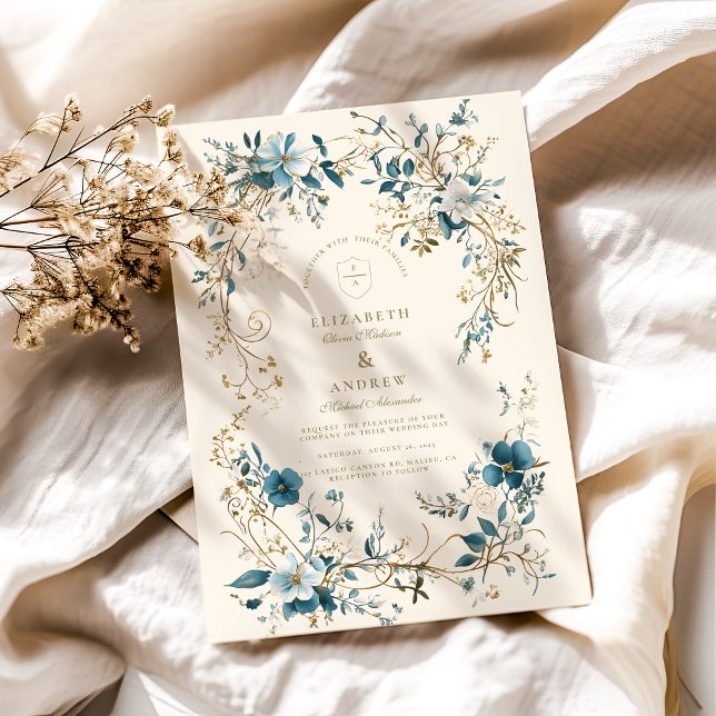 Invitación Boda Bohemiana de ferrys florales (Subido por el creador)