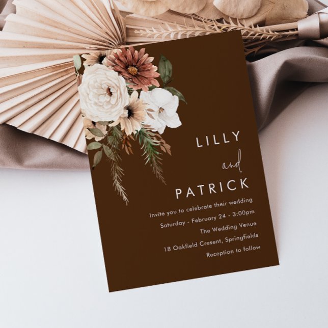 Invitación Boda Bohemiano Floral Summer & All Seasons (Subido por el creador)