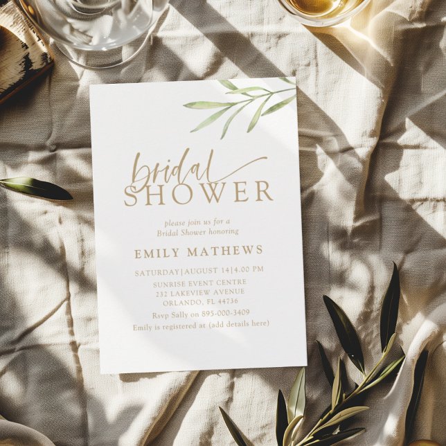 Invitación Boda Bohemio de Oro y Botánico (Subido por el creador)
