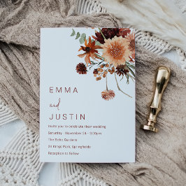 Invitación Boda Bohemio Floral All Seasons