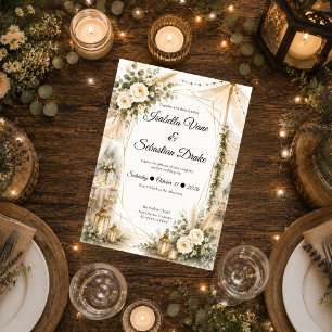 Invitación Boda Boho Elegante