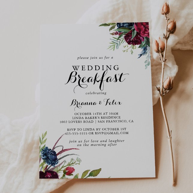 Invitación Boda Boho Floral de lujo y capricho (Subido por el creador)