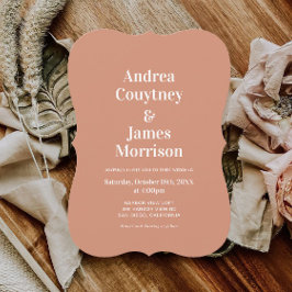 Invitación Boda Boho Mexicano