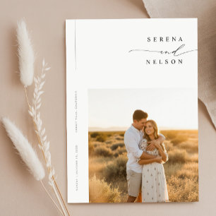 Invitación Boda Boho Minimalista Presupuesto