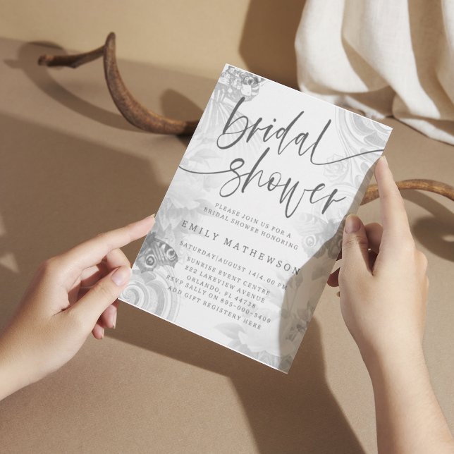 Invitación Boda Boho Vintage Jardín & Mariposa (Subido por el creador)