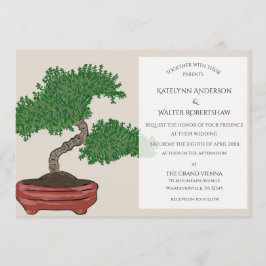 Invitación Boda Bonsai Tree