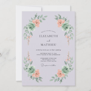 Invitación Boda Botánica Bohemiana de Lila