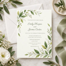 Boda Botánica Moderna de Color Verde Cítrico