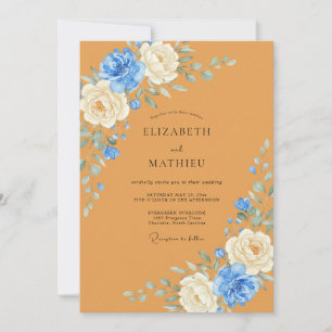 Invitación Boda Botánica Poética de Ócre
