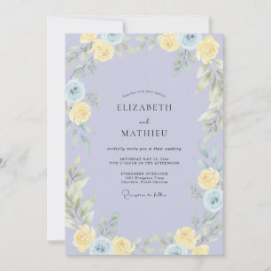 Invitación Boda Botánica Serena de Lila