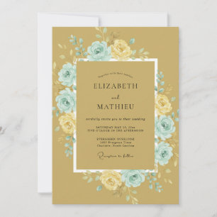Invitación Boda Botánica Tan Poética