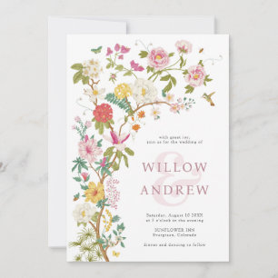 Invitación Boda Botánica Vintage