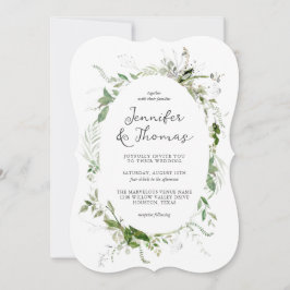 Invitación Boda botánico de Ethereal Garden Greenery