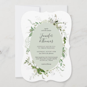 Invitación Boda botánico de Ethereal Garden Greenery