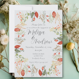 Invitación Boda Botánico de Otoño