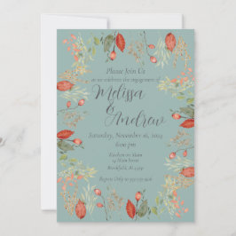 Invitación Boda Botánico de Otoño