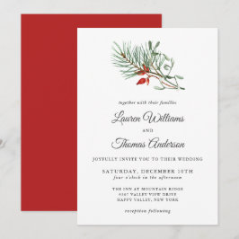 Invitación Boda botánico de vacaciones simples